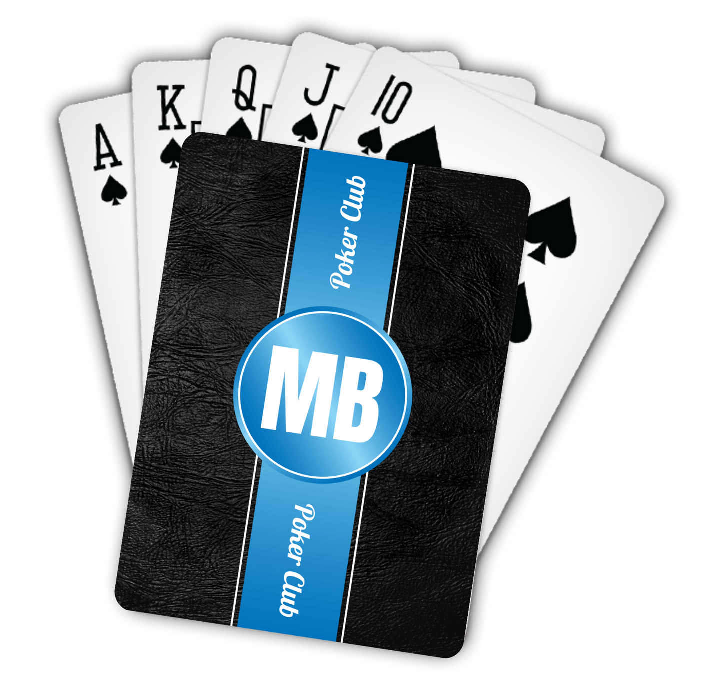 Poker Club with Initials 